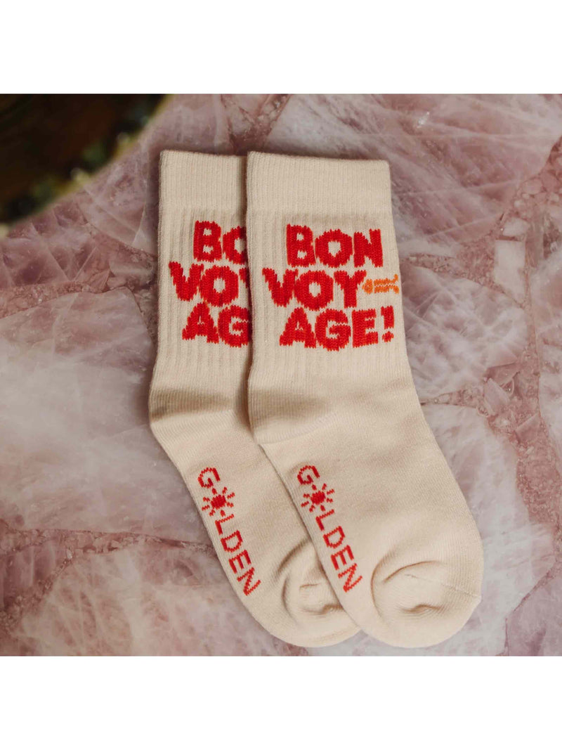 Bon Voyage Socks Tan