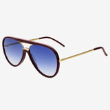 Shay Unisex Sunglasses - Burgundy