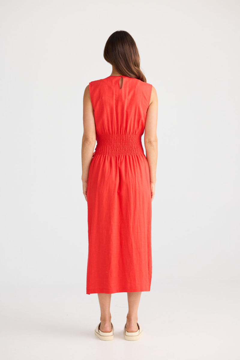 Turning Point Dress - Poppy Red