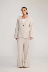 Brielle Blazer - Natural