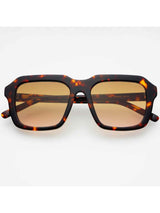 Charlie Unisex Rectangular Sunglasses -  Dark Tortoise