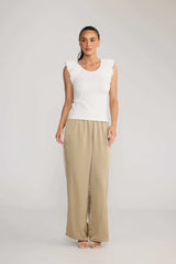 Claudette Tank - White