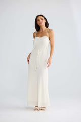 Elsbeth Maxi Dress - Oyster