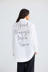 Claire Shirt - White Good Things