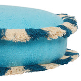 Reese Round Cushion - Turquoise