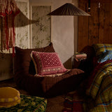 Odessa Reversible Cushion - Poppy