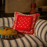 Odessa Reversible Cushion - Poppy
