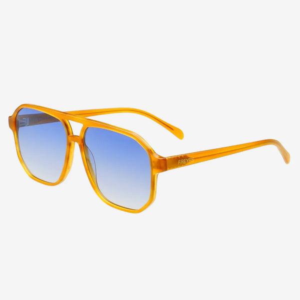 Billie Unisex Aviator Sunglasses -    Light Brown