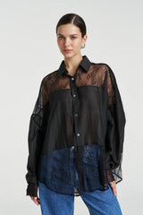 DUSK LS SHIRT-BLACK