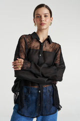 DUSK LS SHIRT-BLACK