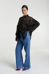 DUSK LS SHIRT-BLACK