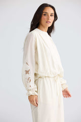 Tiana Shirt - Ivory