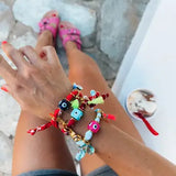 Ocean Vibes Bandana Scarf Bracelet