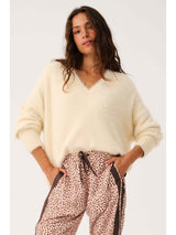 EMMIE KNIT SWEATER – CREAM