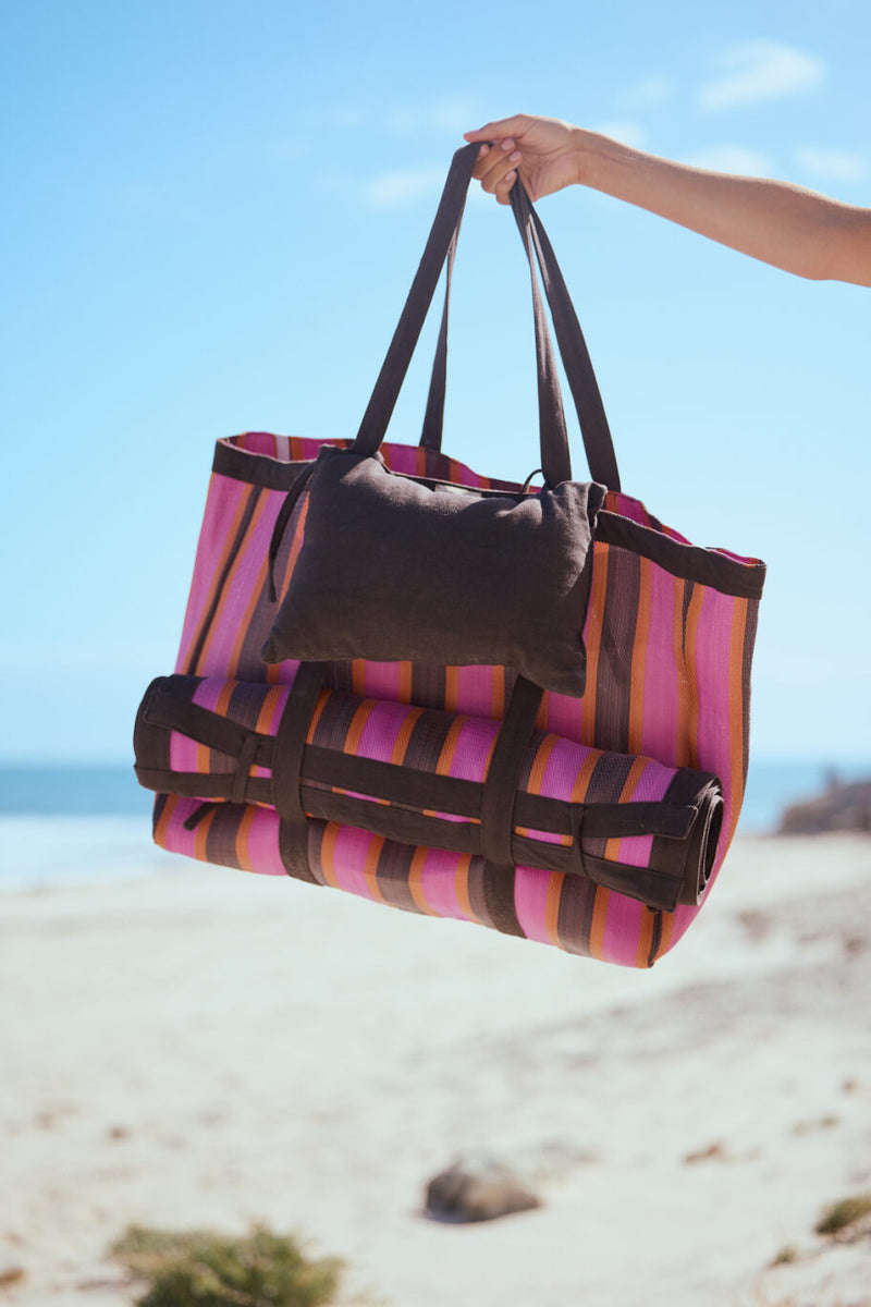 Idris Beach Set - Pink Stripe