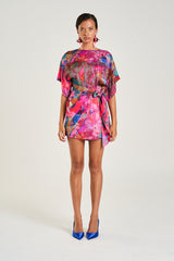 TIE FRONT DRESS - FISH TANK