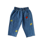 Organic Fruit Salad Denim Pants
