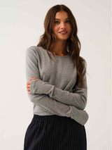 Aspyn Long Sleeve - Grey Marle