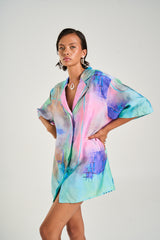 LUKA SHIRT DRESS - H2O