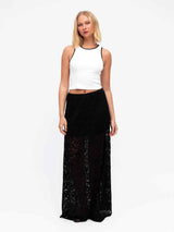 Hayley Lace Skirt - Black