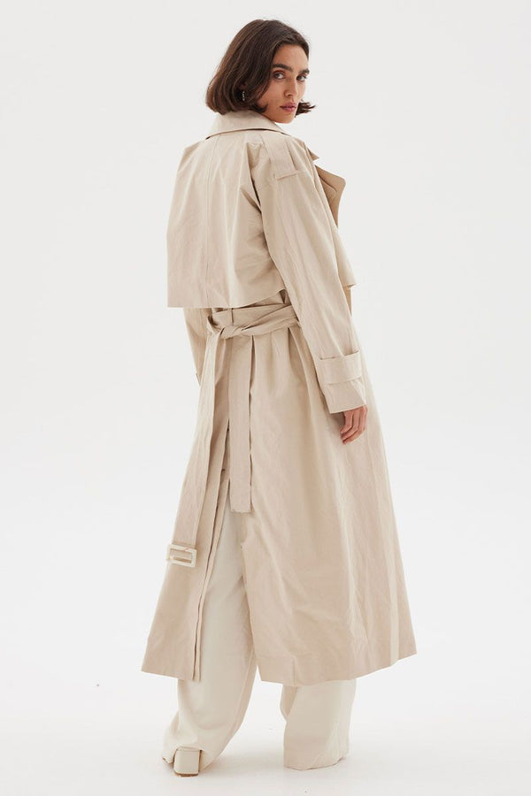 DIVISION MULTI WEAR TRENCH COAT - BEIGE