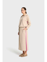 Imogen Lounge Skirt - Sandstone