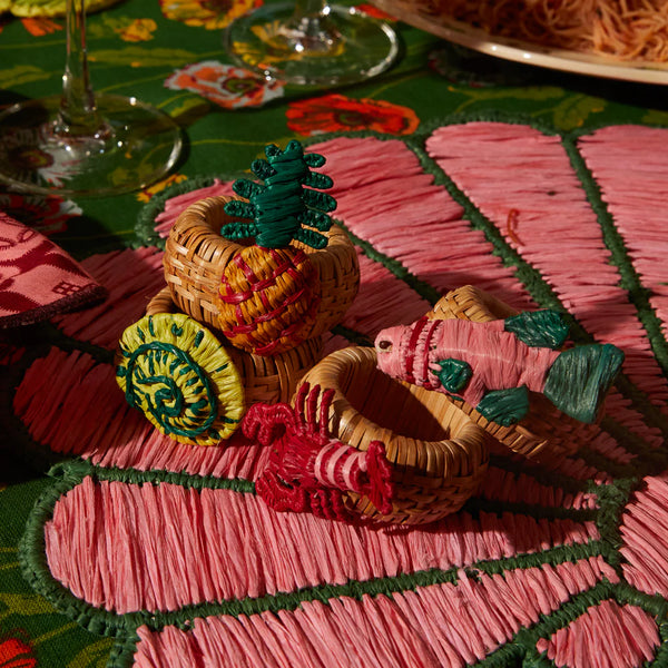 Aria Napkin Ring Set - Dune