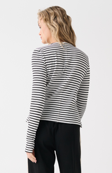 Aspyn Long Sleeve - Black Stripe