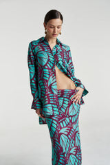 BOSS LS SHIRT-JADE BUTTERFLY