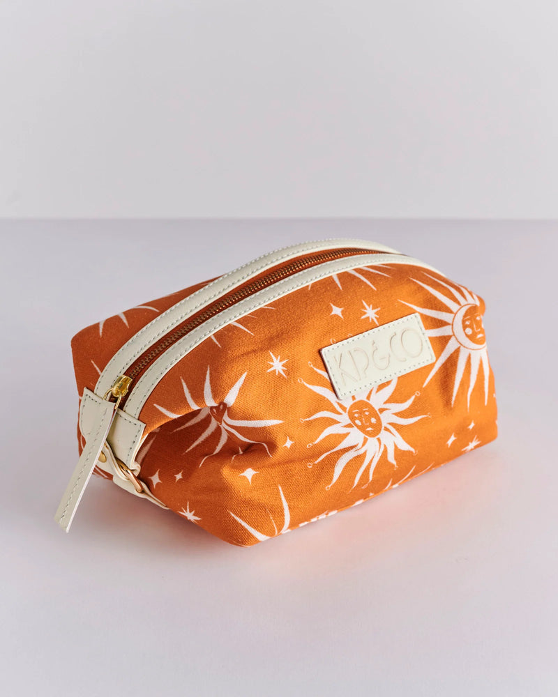 Ray Of Light Ochre Toiletry Bag