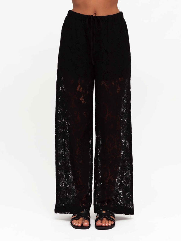 Millie Lace Pant - Black