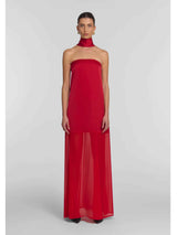 Loveday Dress - Sunset Red