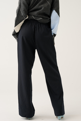 Jett Pant - Charcoal Pinstripe