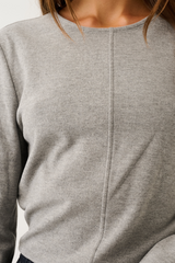Aspyn Long Sleeve - Grey Marle