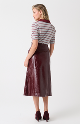 Zephyr Skirt - Cranberry