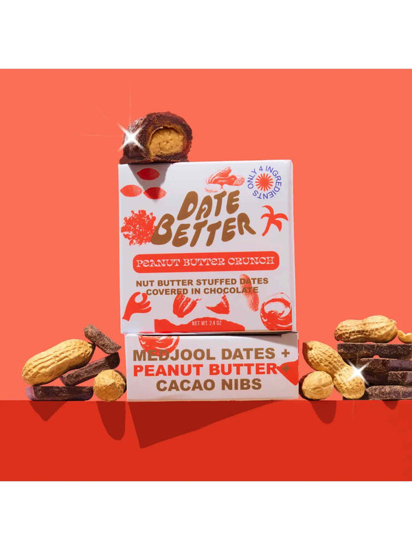 Peanut Butter Crunch- Chocolate Covered Dates