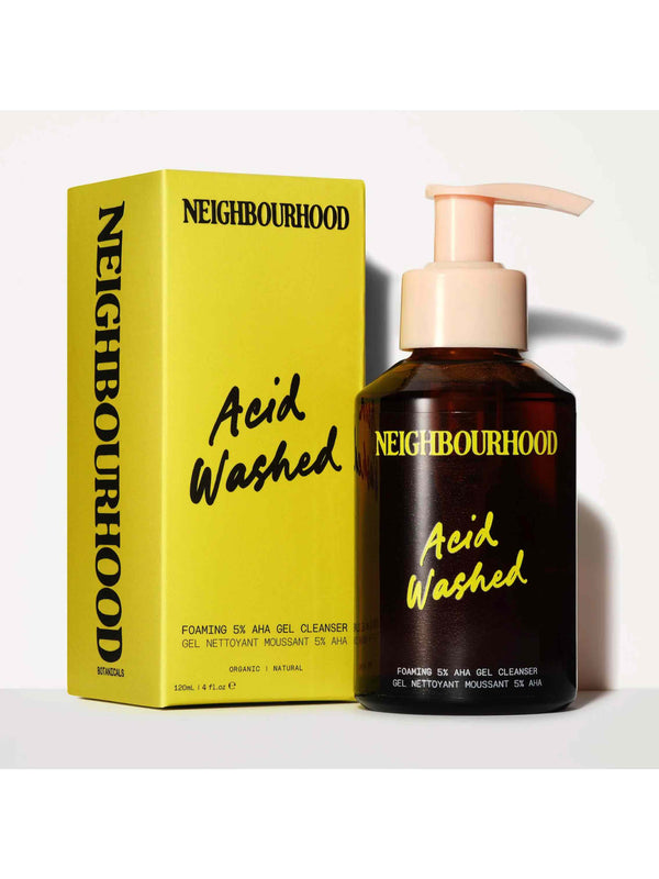 Acid Washed - Foaming 5% AHA Gel Cleanser