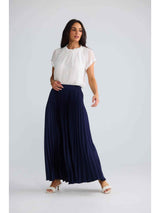 Alias Pleated Skirt - Navy