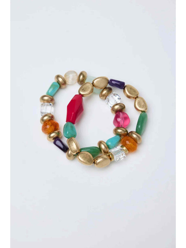 Vegas Bracelet Set Of 2 - Candy