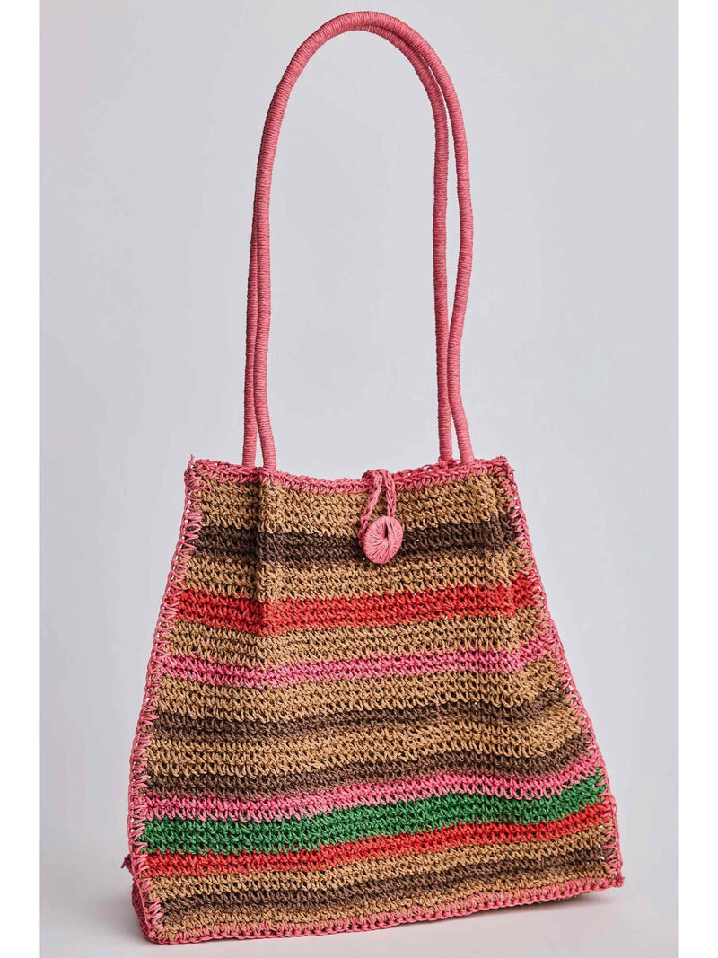 Weekend Tote - Pink Stripe
