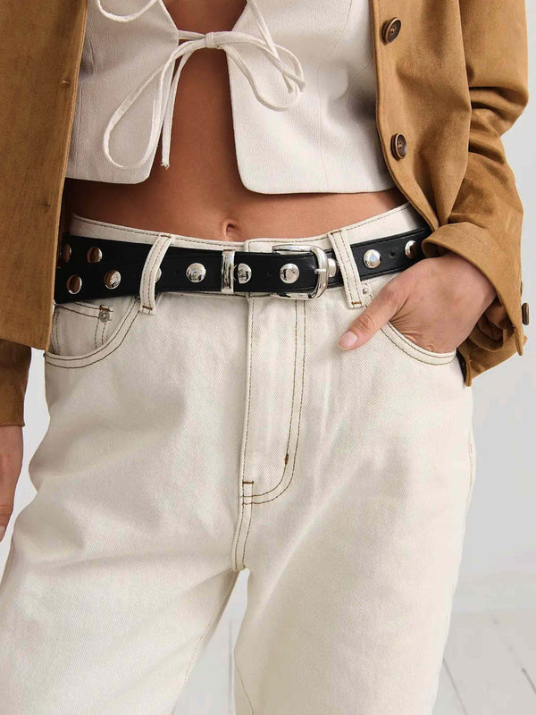 Linda Studded Western Belt
