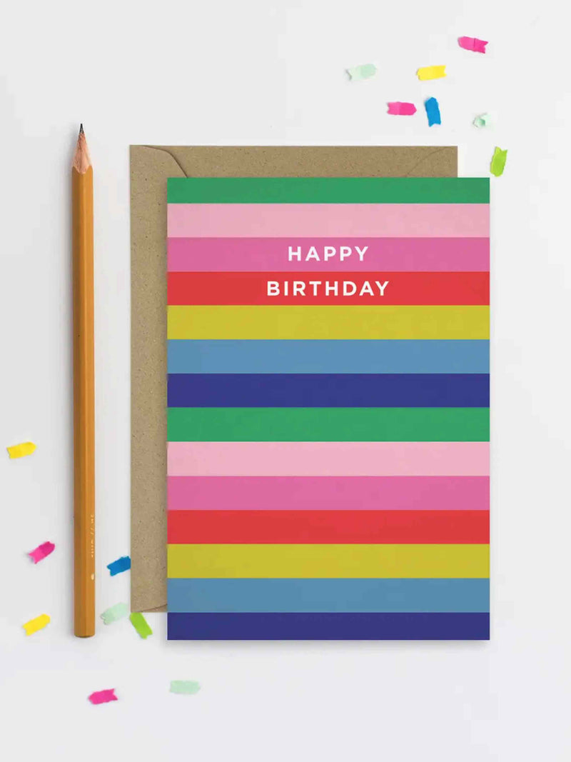 Rainbow Birthday Card