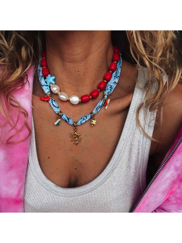 Bohemian Ciel Bandana Necklace