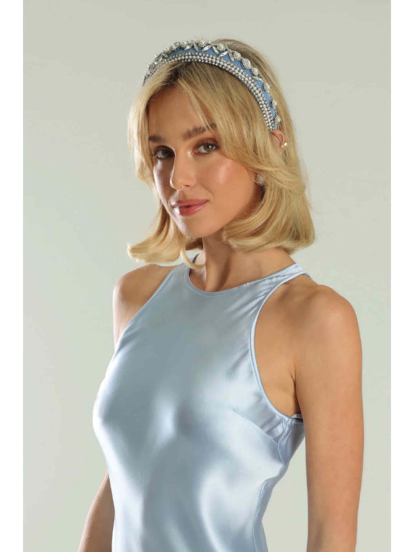 Fatima Headband in Blue