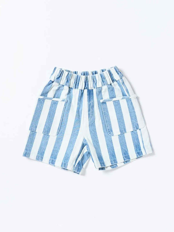 Remy Short - Denim Stripe