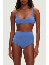 Towelling Boy Short - Blue