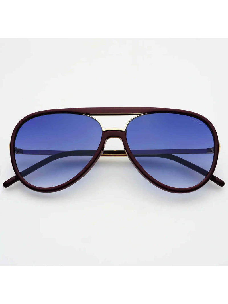 Shay Unisex Sunglasses - Burgundy