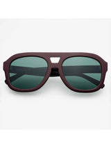 Voyager Aviator Sunglasses - Burgundy