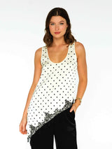 Asym Cami - Polka Dot