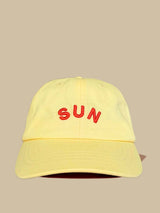 Pastel Yellow Sun Cap